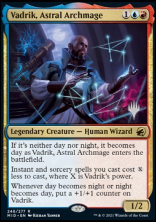 Vadrik, Astral Archmage (Promo Pack) [Innistrad: Midnight Hunt Promos] | Game Grid - Logan