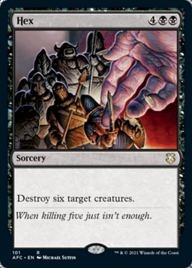 Hex [Dungeons & Dragons: Adventures in the Forgotten Realms Commander] | Game Grid - Logan