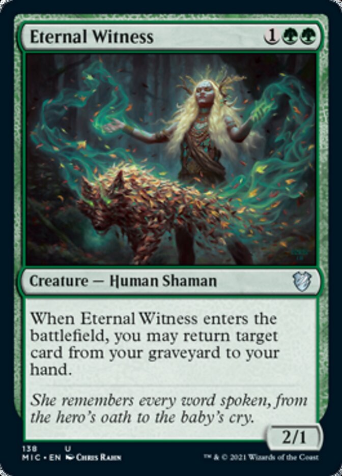 Eternal Witness [Innistrad: Midnight Hunt Commander] | Game Grid - Logan