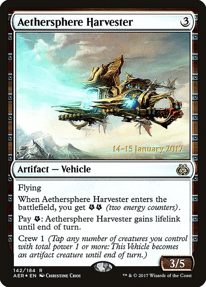 Aethersphere Harvester [Aether Revolt Prerelease Promos] | Game Grid - Logan