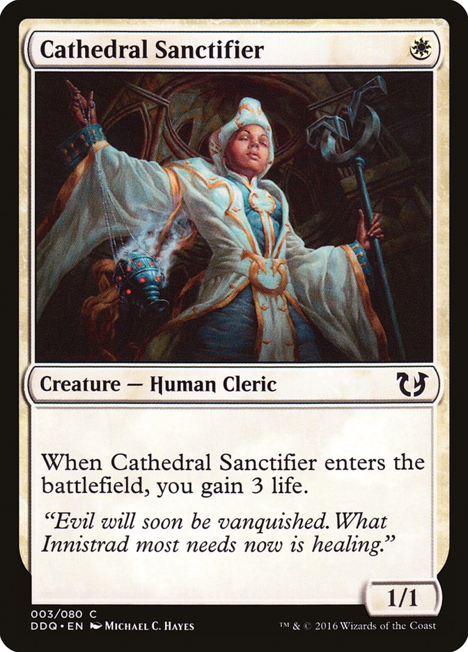 Cathedral Sanctifier [Duel Decks: Blessed vs. Cursed] | Game Grid - Logan