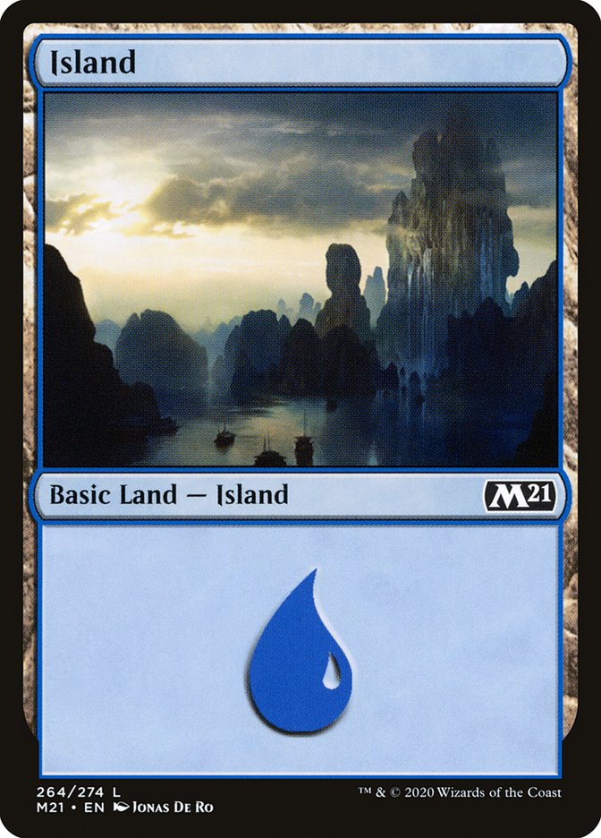 Island (264) [Core Set 2021] | Game Grid - Logan