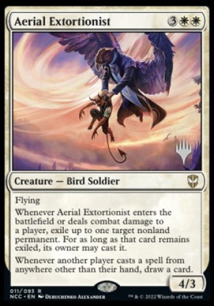 Aerial Extortionist (Promo Pack) [Streets of New Capenna Commander Promos] | Game Grid - Logan