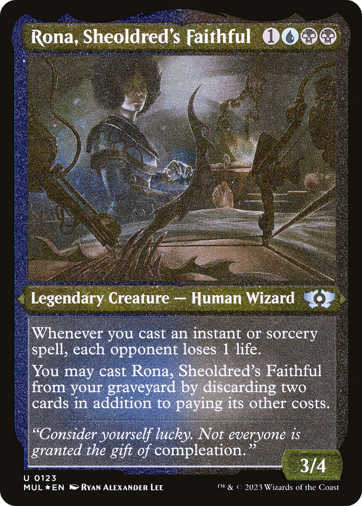 Rona, Sheoldred's Faithful (Foil Etched) [Multiverse Legends] | Game Grid - Logan