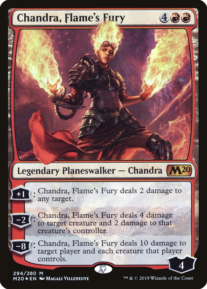 Chandra, Flame's Fury [Core Set 2020] | Game Grid - Logan