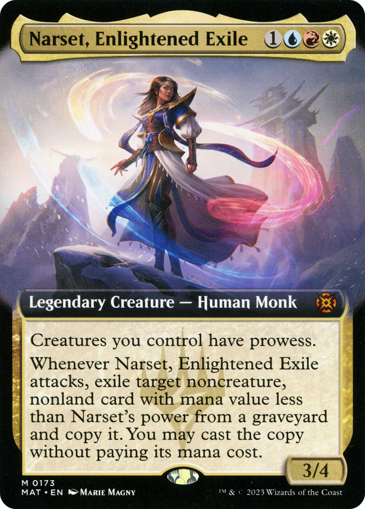 Narset, Enlightened Exile (Extended Art) [March of the Machine: The Aftermath] | Game Grid - Logan