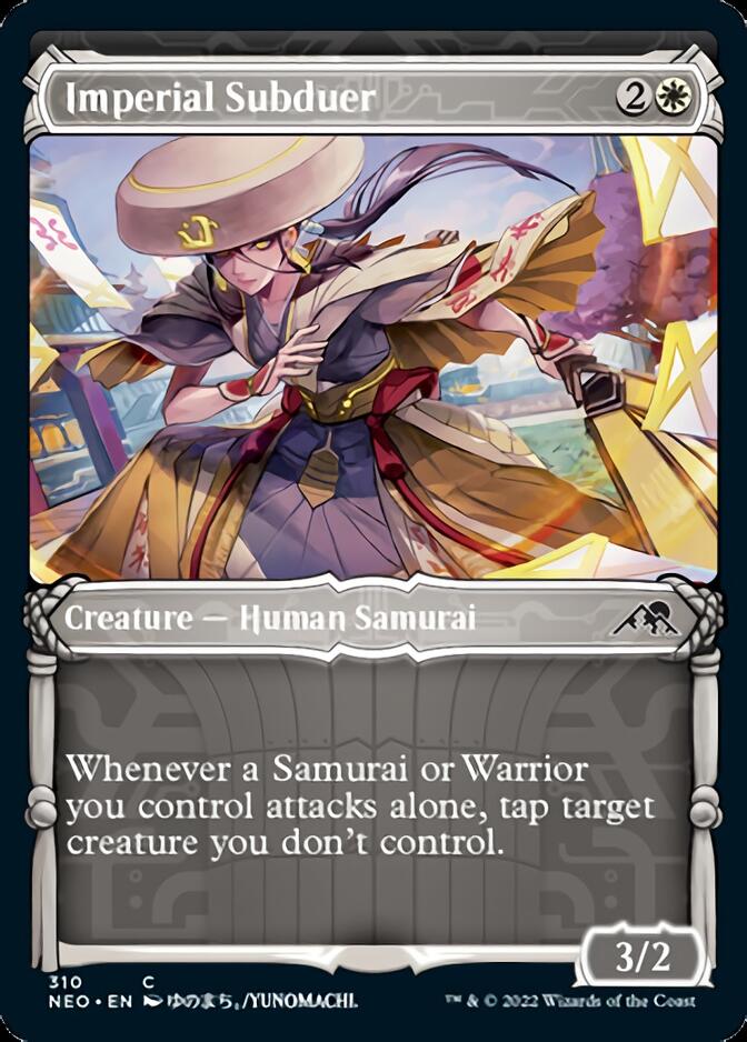 Imperial Subduer (Showcase Samurai) [Kamigawa: Neon Dynasty] | Game Grid - Logan