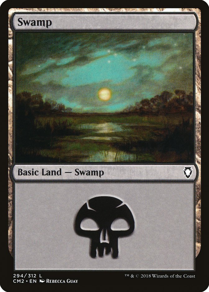 Swamp (294) [Commander Anthology Volume II] | Game Grid - Logan