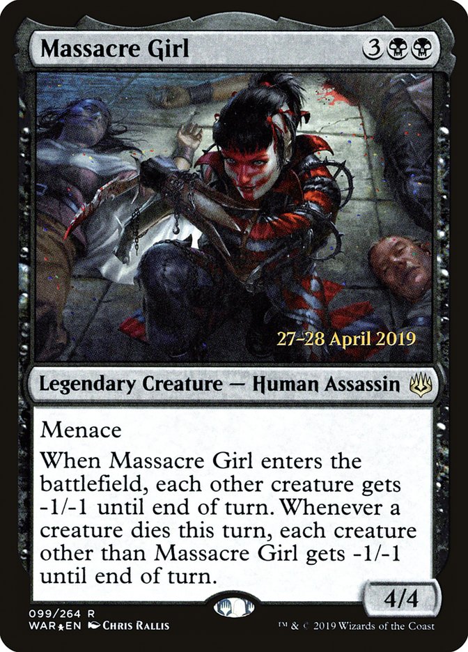 Massacre Girl [War of the Spark Prerelease Promos] | Game Grid - Logan
