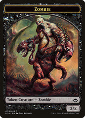 Zombie // Hellion Double-Sided Token [Planechase Anthology Tokens] | Game Grid - Logan