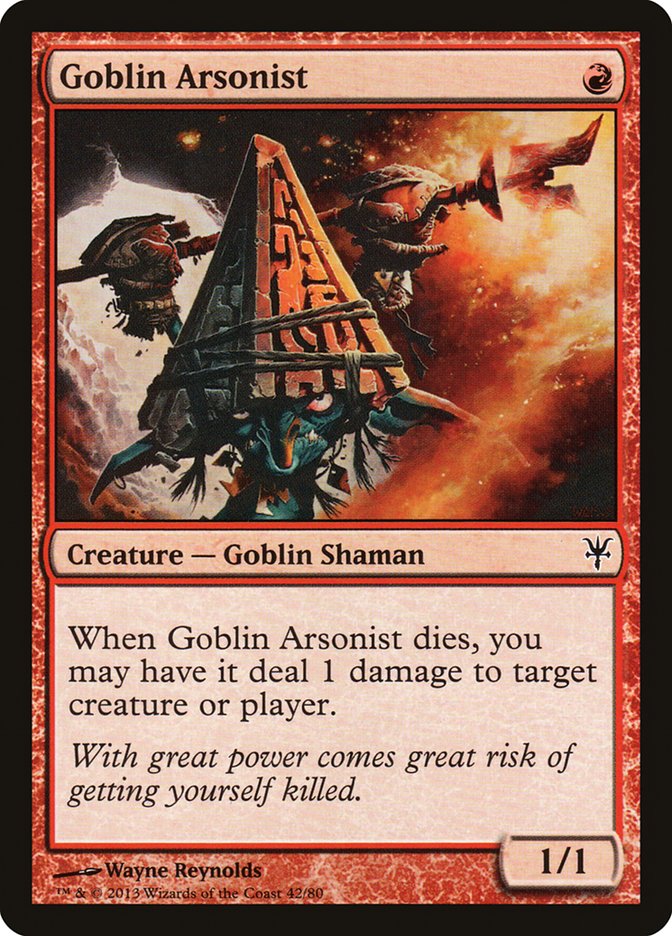 Goblin Arsonist [Duel Decks: Sorin vs. Tibalt] | Game Grid - Logan