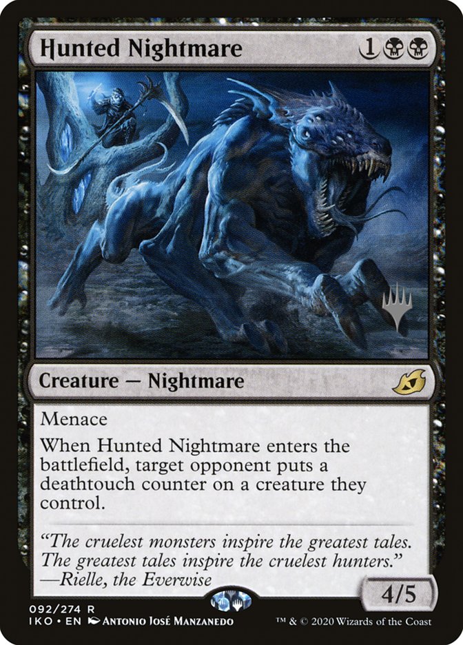 Hunted Nightmare (Promo Pack) [Ikoria: Lair of Behemoths Promos] | Game Grid - Logan