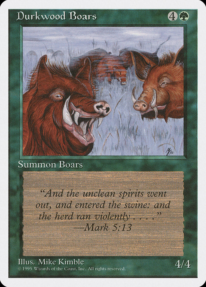 Durkwood Boars [Fourth Edition] | Game Grid - Logan