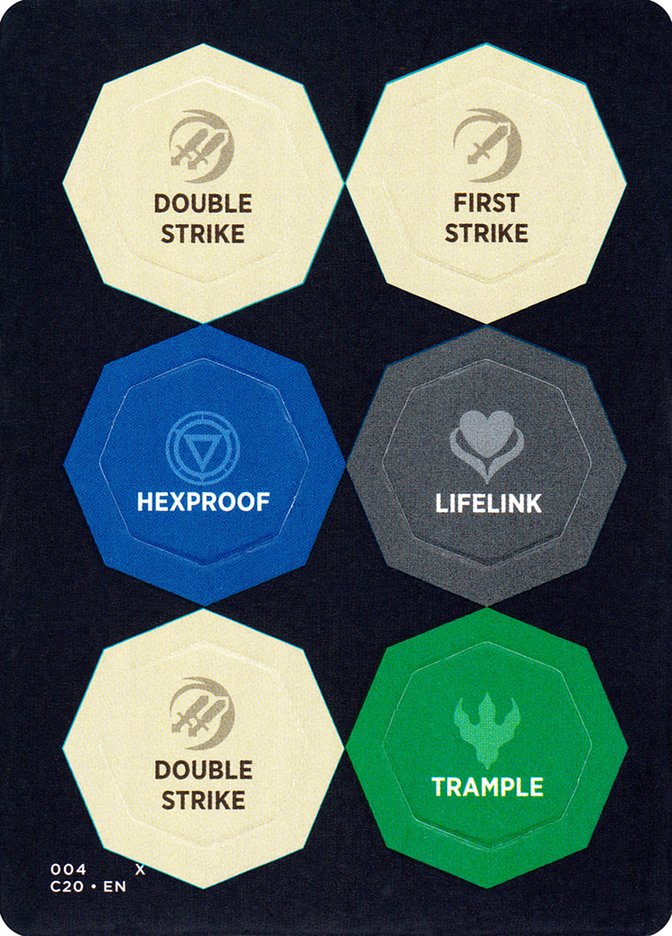 Punch Card Token (003 // 004) - Thick Stock [Commander 2020 Tokens] | Game Grid - Logan