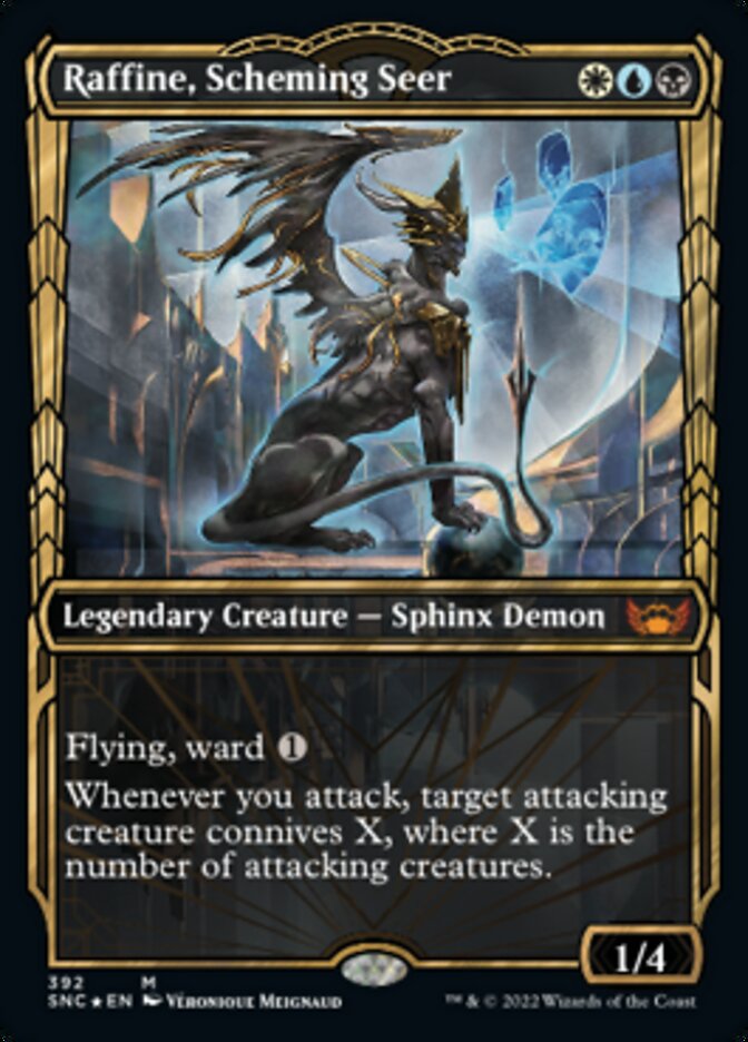 Raffine, Scheming Seer (Showcase Golden Age Gilded Foil) [Streets of New Capenna] | Game Grid - Logan