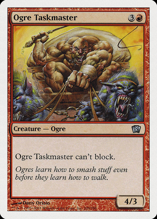 Ogre Taskmaster [Eighth Edition] | Game Grid - Logan