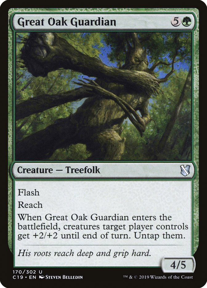Great Oak Guardian [Commander 2019] | Game Grid - Logan