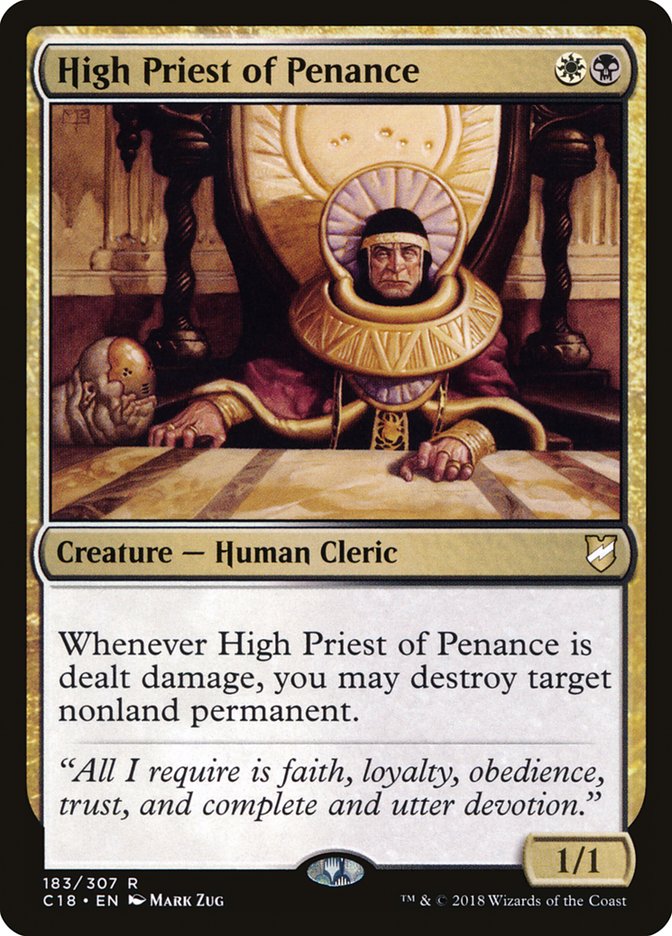 High Priest of Penance [Commander 2018] | Game Grid - Logan