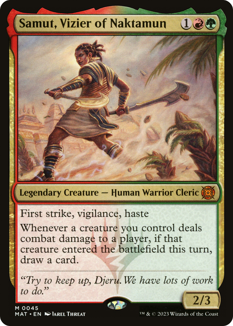 Samut, Vizier of Naktamun [March of the Machine: The Aftermath] | Game Grid - Logan