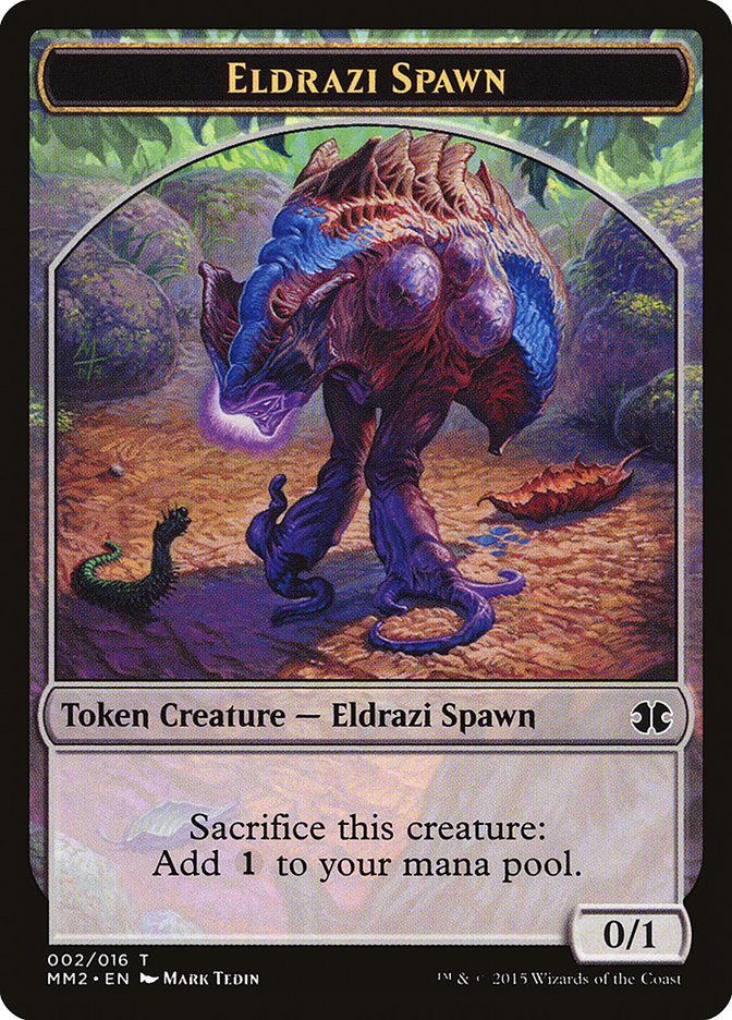 Eldrazi Spawn Token (002/016) [Modern Masters 2015 Tokens] | Game Grid - Logan