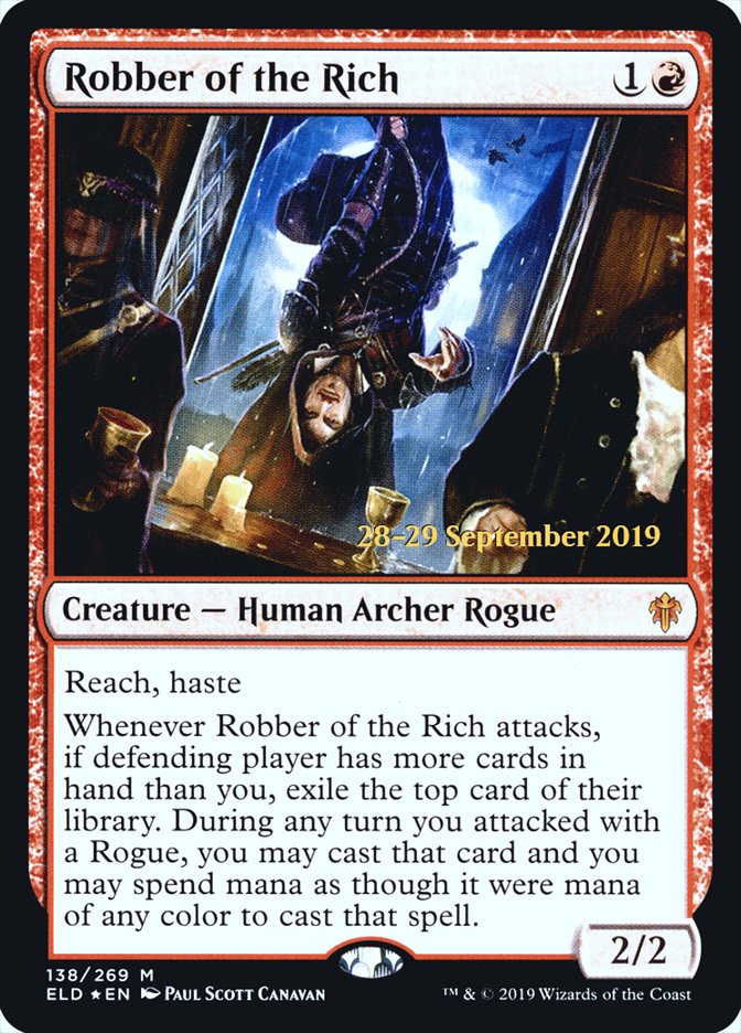 Robber of the Rich [Throne of Eldraine Prerelease Promos] | Game Grid - Logan