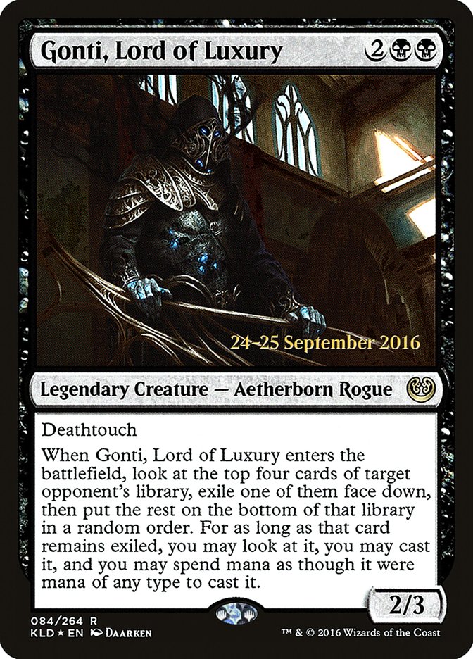 Gonti, Lord of Luxury [Kaladesh Prerelease Promos] | Game Grid - Logan