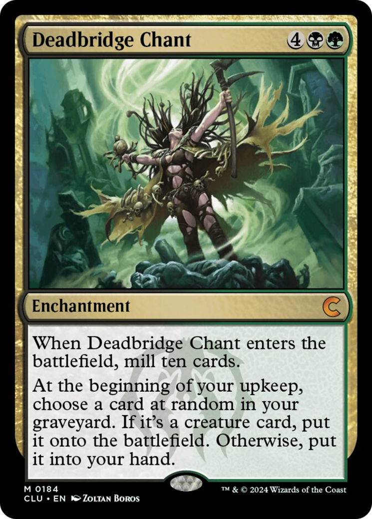 Deadbridge Chant [Ravnica: Clue Edition] | Game Grid - Logan