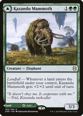 Kazandu Mammoth // Kazandu Valley [Zendikar Rising] | Game Grid - Logan