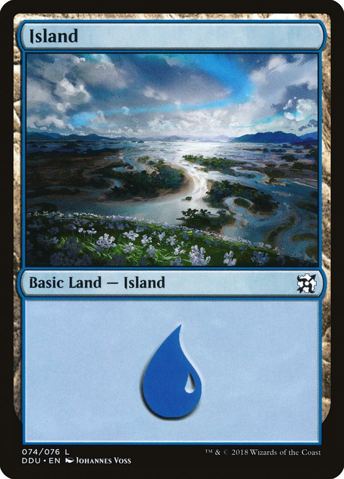 Island (74) [Duel Decks: Elves vs. Inventors] | Game Grid - Logan