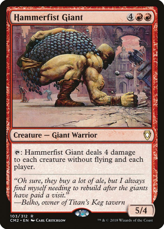 Hammerfist Giant [Commander Anthology Volume II] | Game Grid - Logan