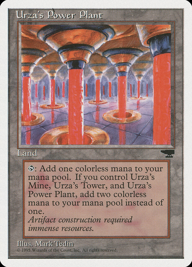Urza's Power Plant (Red Columns) [Chronicles] | Game Grid - Logan