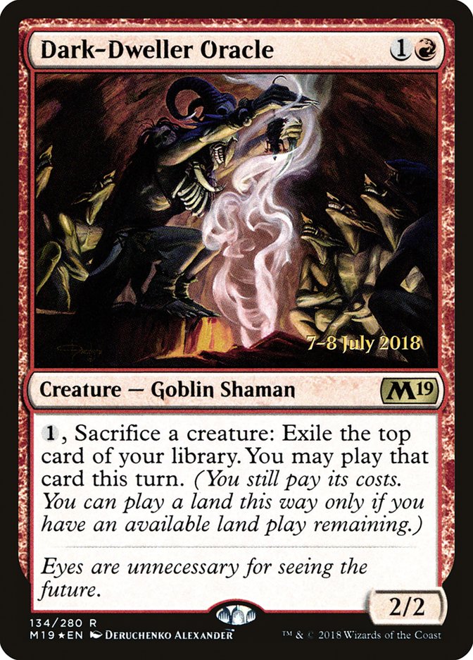 Dark-Dweller Oracle [Core Set 2019 Prerelease Promos] | Game Grid - Logan