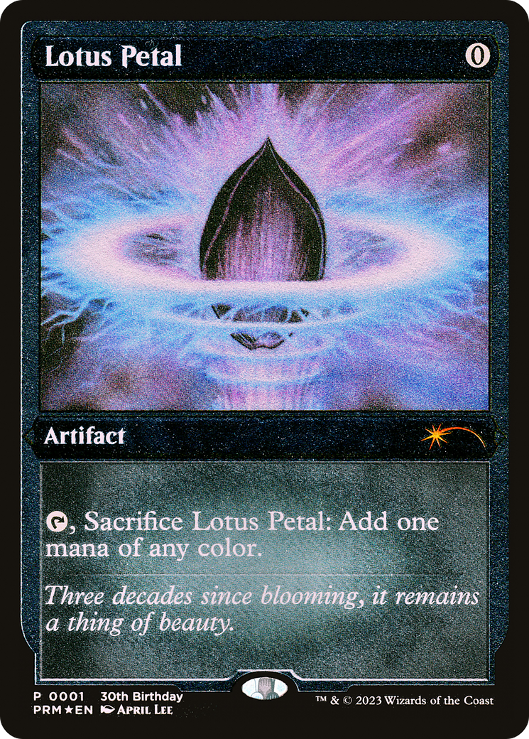 Lotus Petal (Foil Etched) [30th Anniversary Promos] | Game Grid - Logan