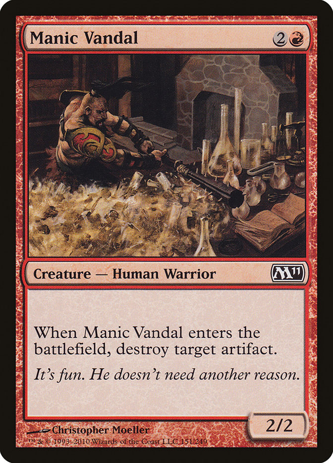 Manic Vandal [Magic 2011] | Game Grid - Logan