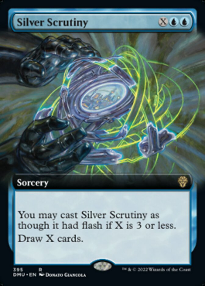 Silver Scrutiny (Extended Art) [Dominaria United] | Game Grid - Logan