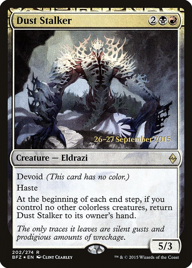 Dust Stalker [Battle for Zendikar Prerelease Promos] | Game Grid - Logan