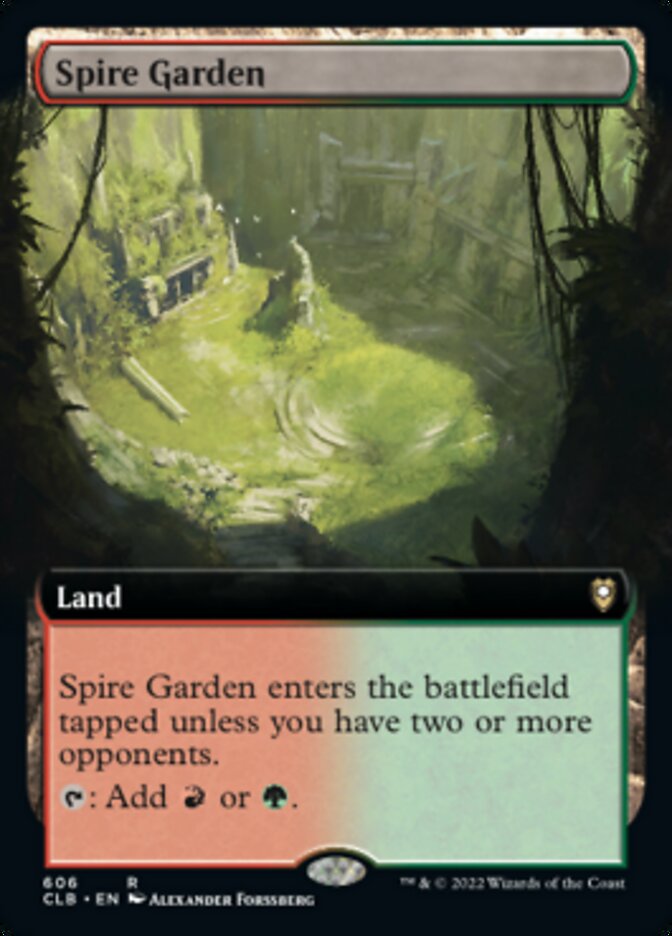 Spire Garden (Extended Art) [Commander Legends: Battle for Baldur's Gate] | Game Grid - Logan