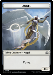 Angel (3) // Demon Double-Sided Token [March of the Machine Commander Tokens] | Game Grid - Logan