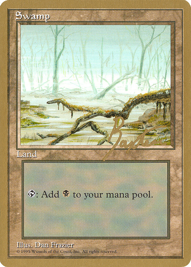 Swamp (gb372) (George Baxter) [Pro Tour Collector Set] | Game Grid - Logan