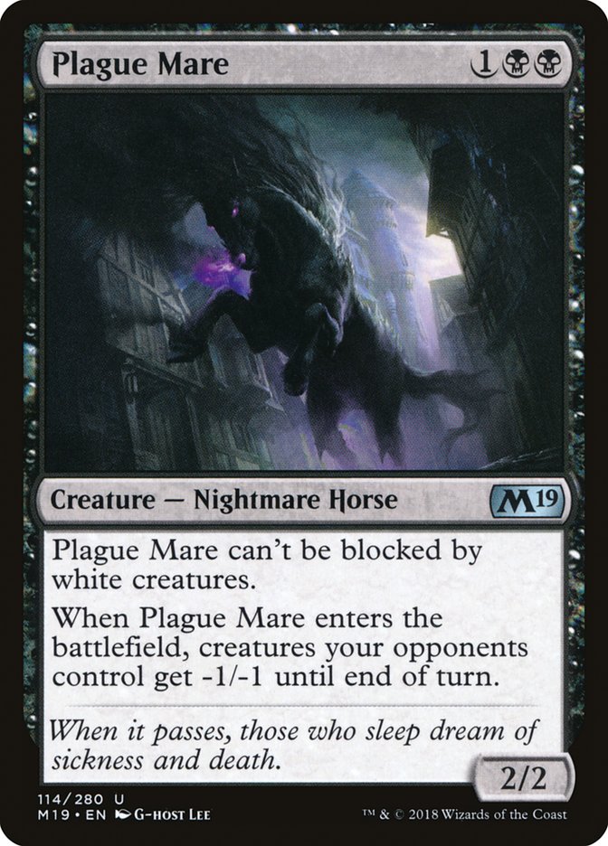 Plague Mare [Core Set 2019] | Game Grid - Logan