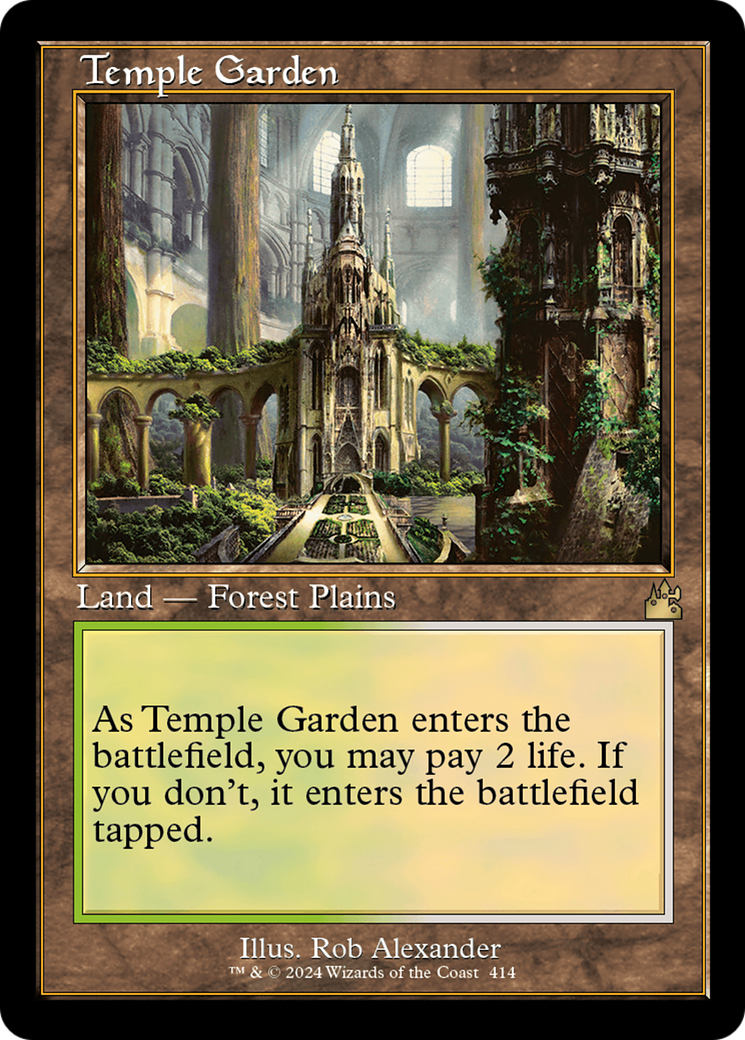 Temple Garden (Retro) [Ravnica Remastered] | Game Grid - Logan