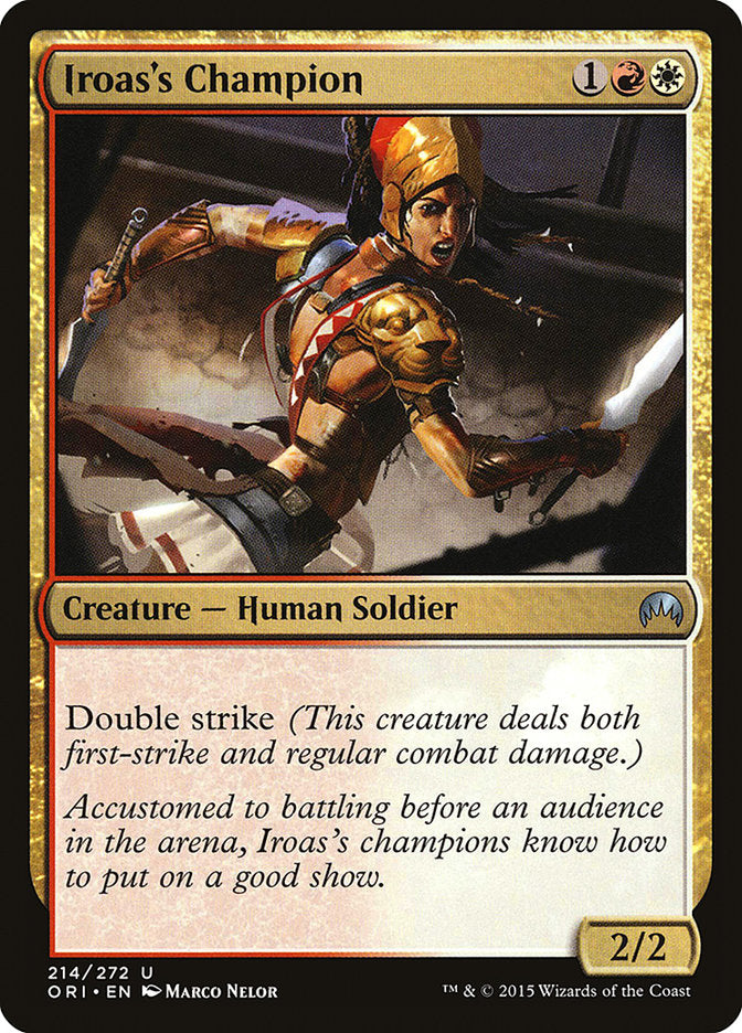 Iroas's Champion [Magic Origins] | Game Grid - Logan