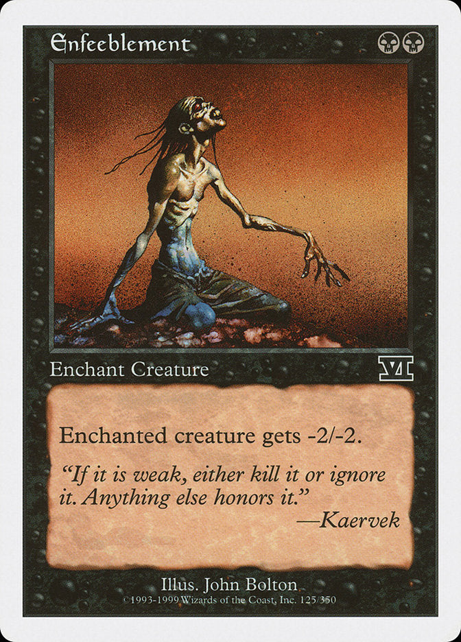 Enfeeblement [Classic Sixth Edition] | Game Grid - Logan