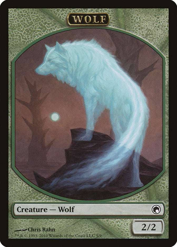 Wolf Token [Scars of Mirrodin Tokens] | Game Grid - Logan