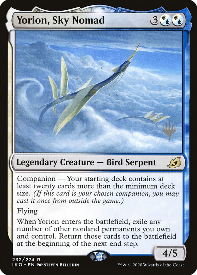 Yorion, Sky Nomad (Promo Pack) [Ikoria: Lair of Behemoths Promos] | Game Grid - Logan