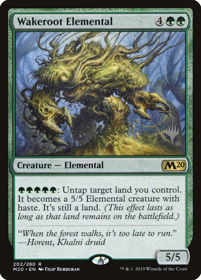 Wakeroot Elemental (Promo Pack) [Core Set 2020 Promos] | Game Grid - Logan