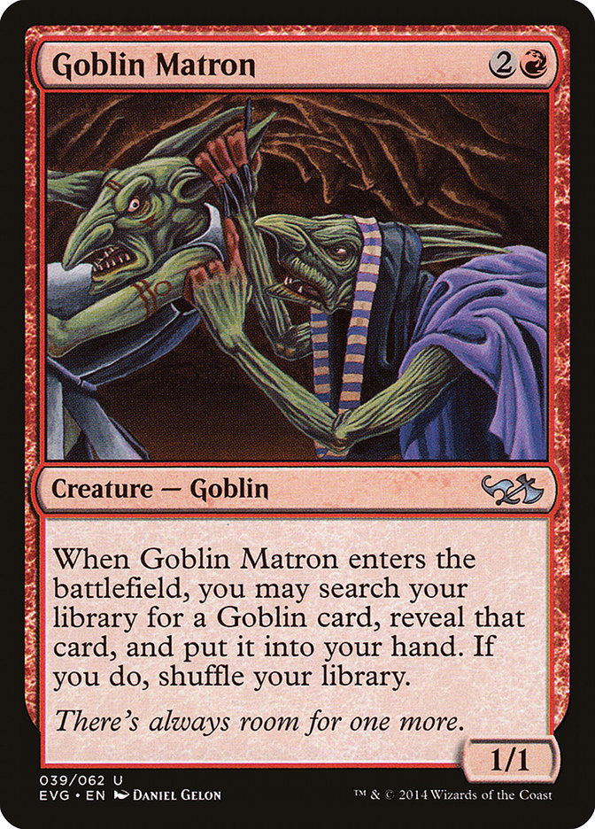 Goblin Matron (Elves vs. Goblins) [Duel Decks Anthology] | Game Grid - Logan