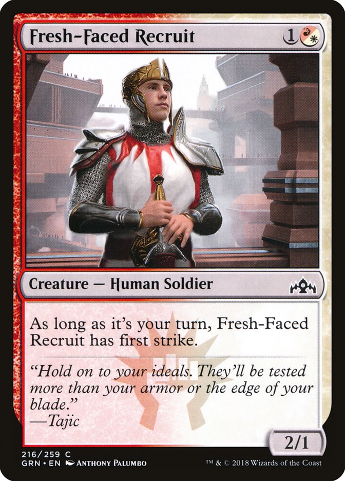 Fresh-Faced Recruit [Guilds of Ravnica] | Game Grid - Logan
