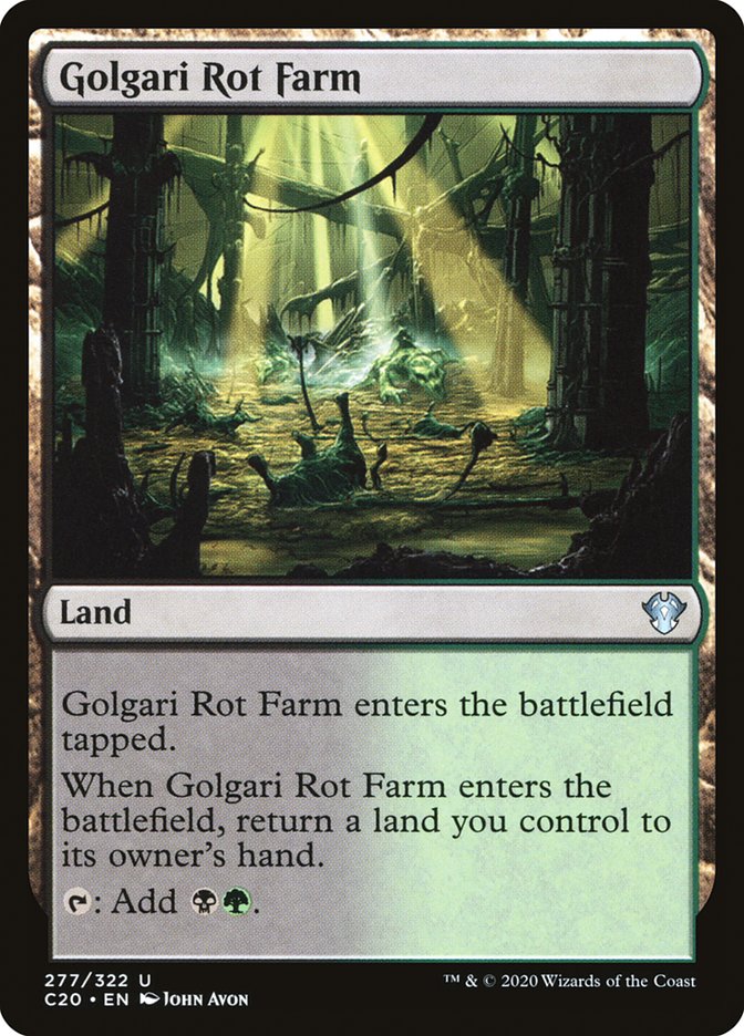 Golgari Rot Farm [Commander 2020] | Game Grid - Logan