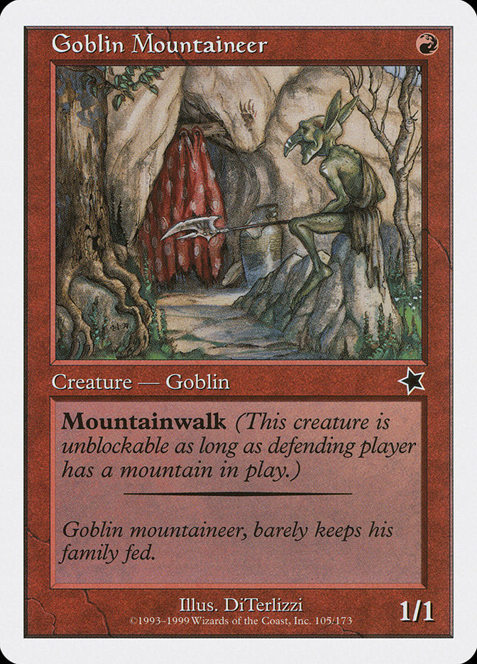 Goblin Mountaineer [Starter 1999] | Game Grid - Logan